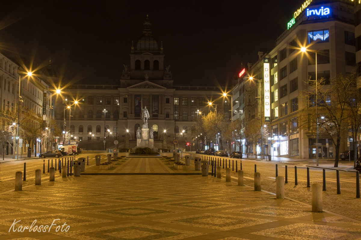 Václavské náměstí  - Praha covid