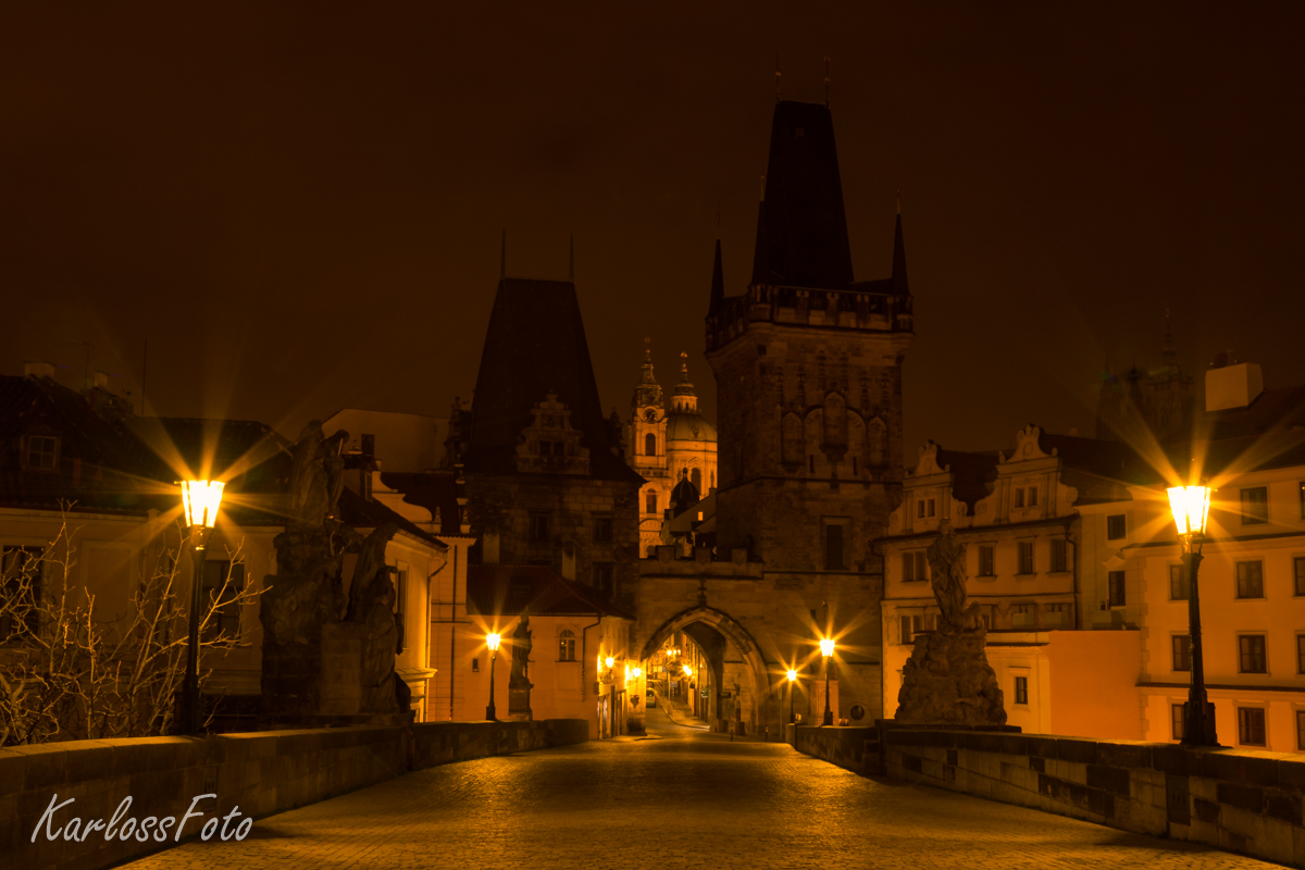 Večerní fotky Praha Karlův Most