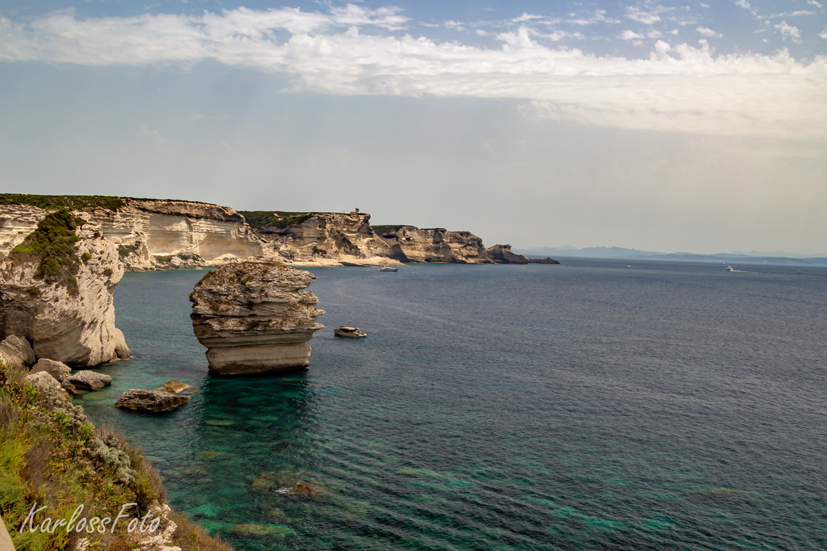 Útesy - Bonifacio Korsika