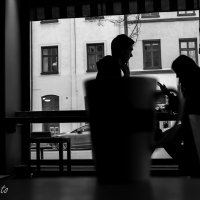 Posezení u kávy Stockholm